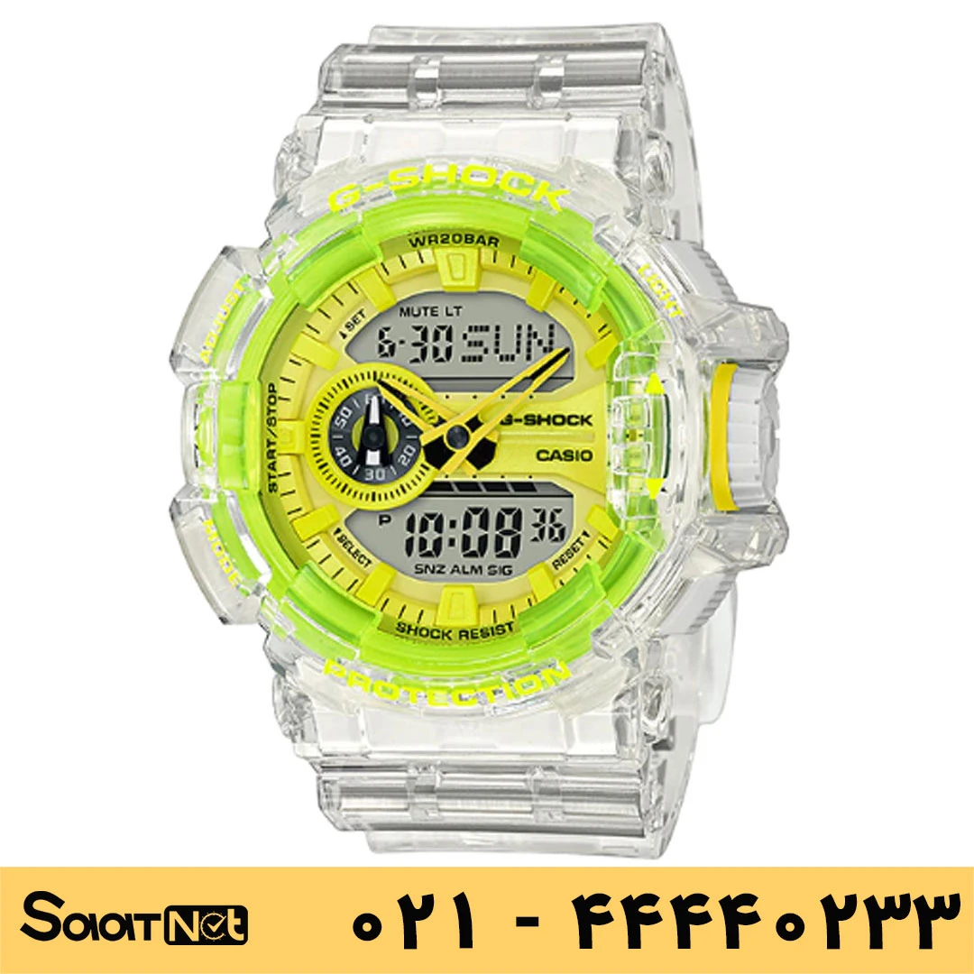 ساعت کاسیو اورجینال کد ۴۰۸۰ مدل GA-400SK-1A9DR