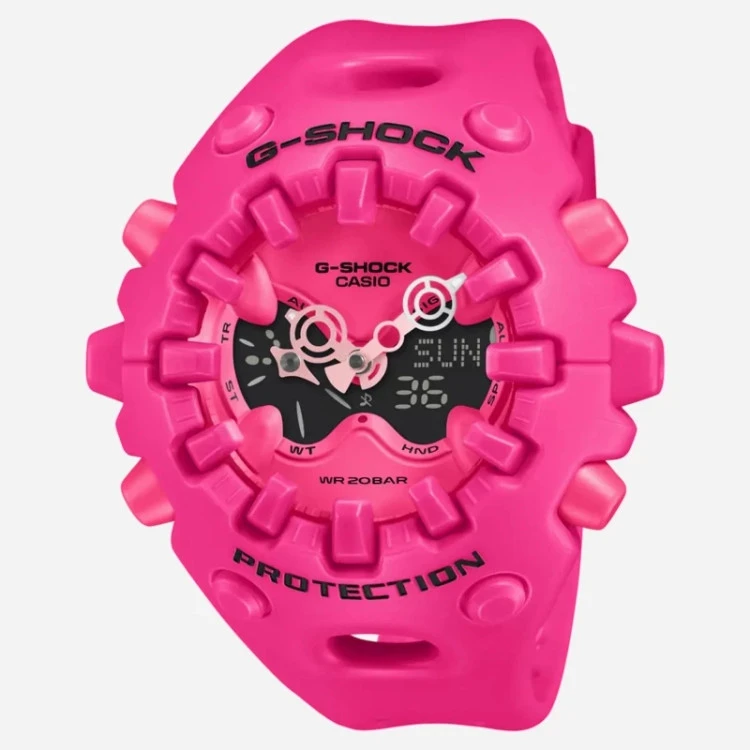 ساعت کاسیو جی شاک G-SHOCK مدل GAV01 مستر کوالیتی صورتی