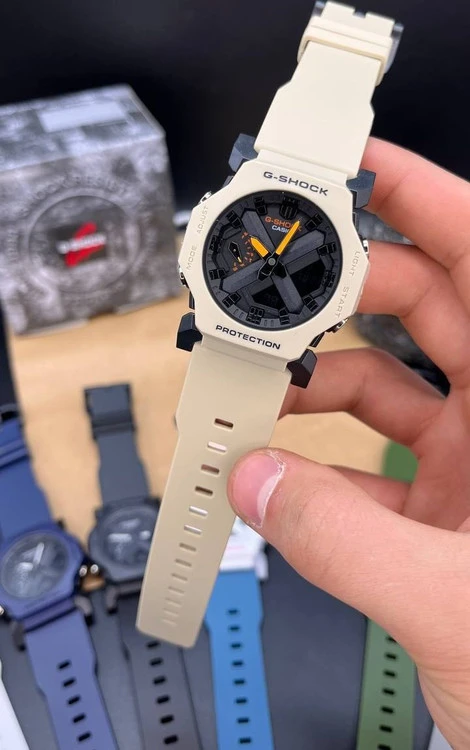 ساعت کاسیو جی شاک GA-2300 کرم