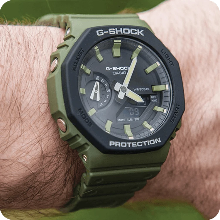 ساعت کاسیو جی شاک مدل GA-2110SU-3A غیر اصل