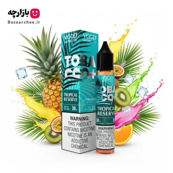 سالت توباکو پلاس تنباکو آناناس انبه ویگاد | VGOD TOBACCO PLUS TROPICAL RESERVE