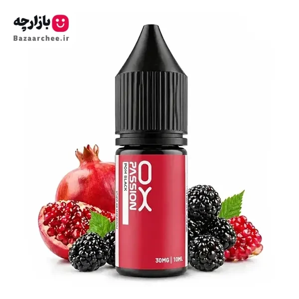 سالت نیکوتین انار بلوبری شاتوت اکسوا (10 میل) | OXVA Passion POM BLACK Salt