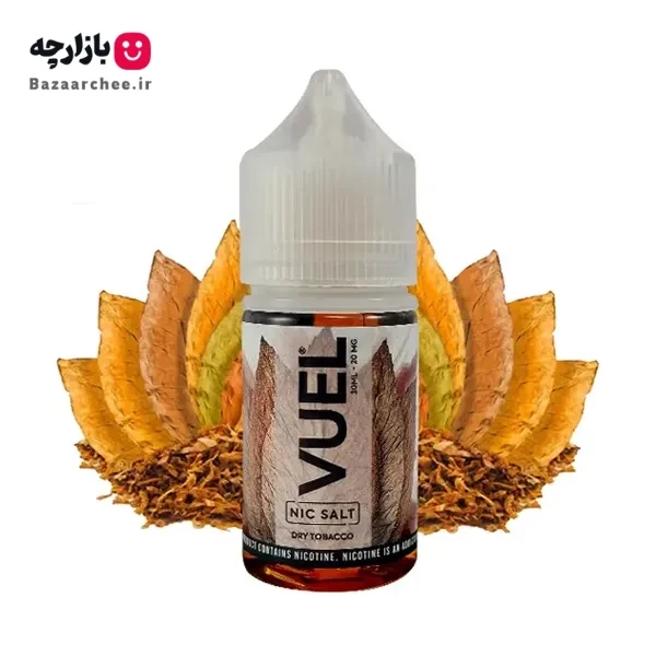 سالت نیکوتین تنباکو خشک ساده درای توباکو ویول | VUEL Dry Tobacco Salt