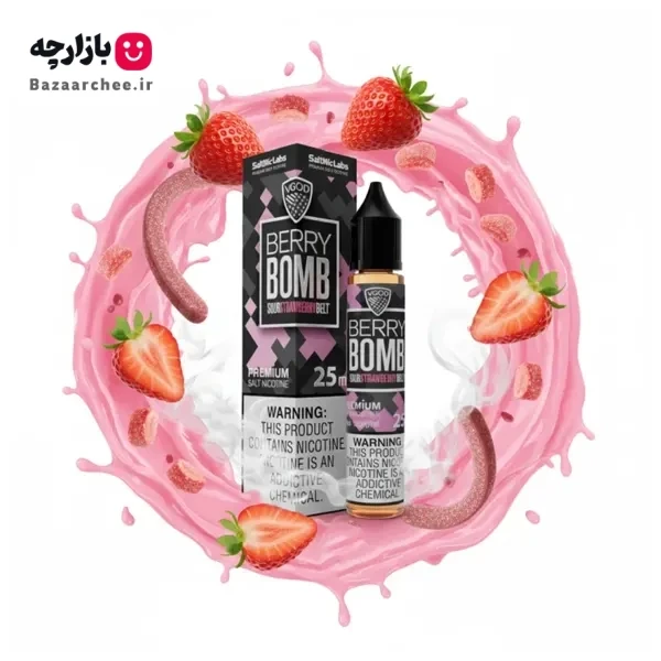 سالت نیکوتین توت فرنگی بری بمب ویگاد | VGOD Berry Bomb SaltNic