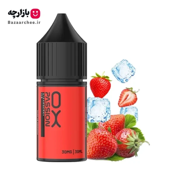 سالت نیکوتین توت فرنگی یخ اکسوا | OXVA Passion Strawberry Ice Salt