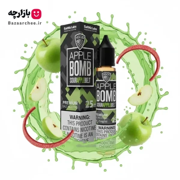 سالت نیکوتین سیب ترش بمب ویگاد | VGOD Apple Bomb Saltnic