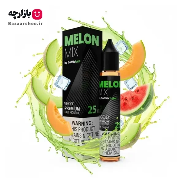 سالت نیکوتین ملون میکس هندوانه طالبی ویگاد | VGOD Melon Mix SaltNic