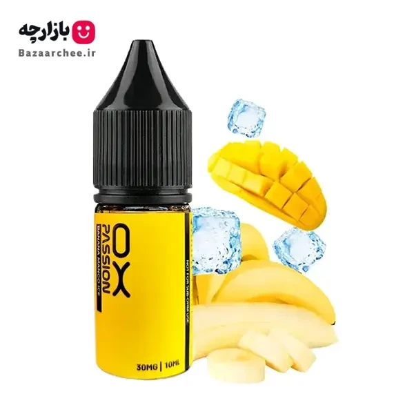 سالت نیکوتین موز انبه یخ اکسوا (10 میل) | OXVA Passion Banana Mango Ice Salt