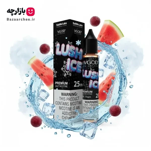 سالت نیکوتین هندوانه یخ لاش آیس ویگاد | Vgod Lush Ice SaltNic‏