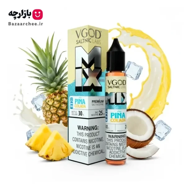 سالت پیناکولادا میکس آناناس نارگیل یخ ویگاد | VGOD MIX Iced Pina Colada