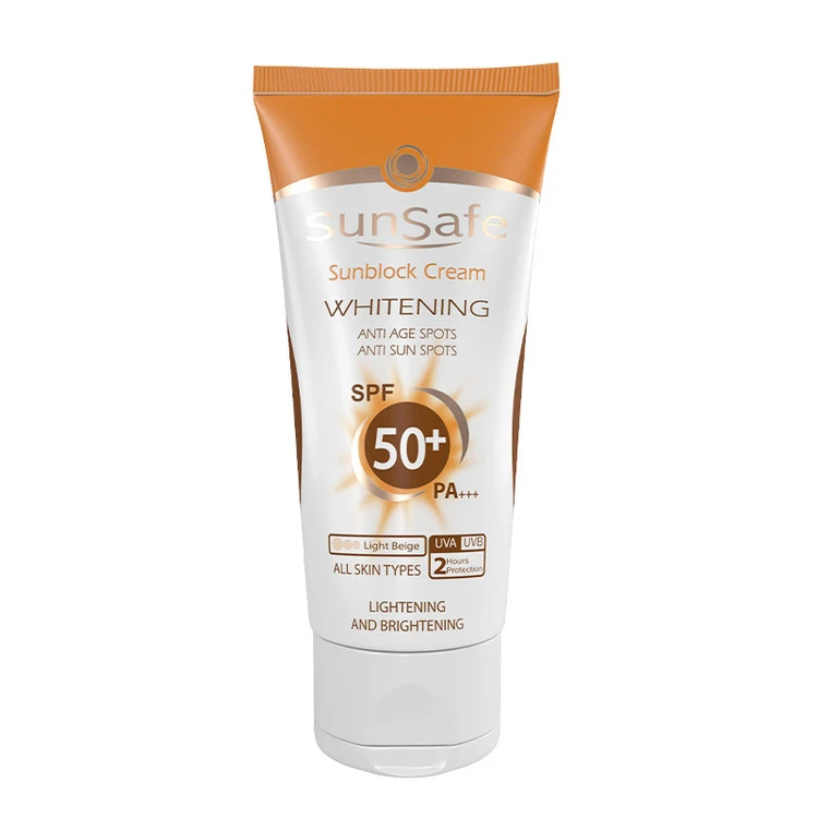سان سیف،کرم ضد آفتاب روشن کننده +SPF50 ، بژ روشن