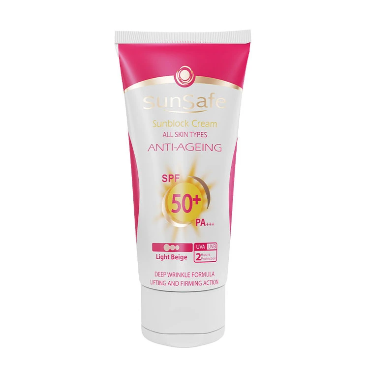 سان سیف،کرم ضد آفتاب ضد چروک +SPF50، بی رنگ