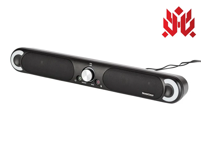 ساندبار کامپیوتر SilverCrest مدل PC-Soundbar LED