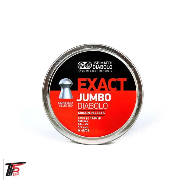 ساچمه JSB اگزکت جامبو دیابلو کالیبر 5.5 گرین 15.89