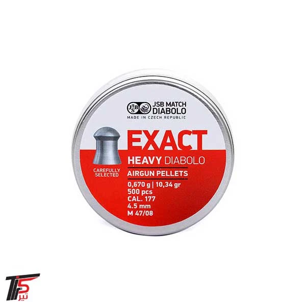 ساچمه JSB اگزکت هوی دیابلو کالیبر 4.5 گرین 10.34
