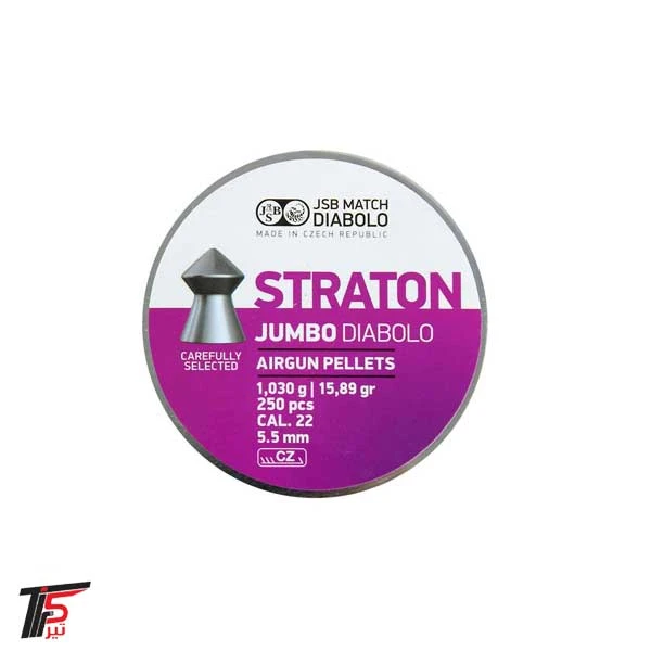 ساچمه JSB مچ دیابلو استراتون کالیبر 5.5 گرین15.89