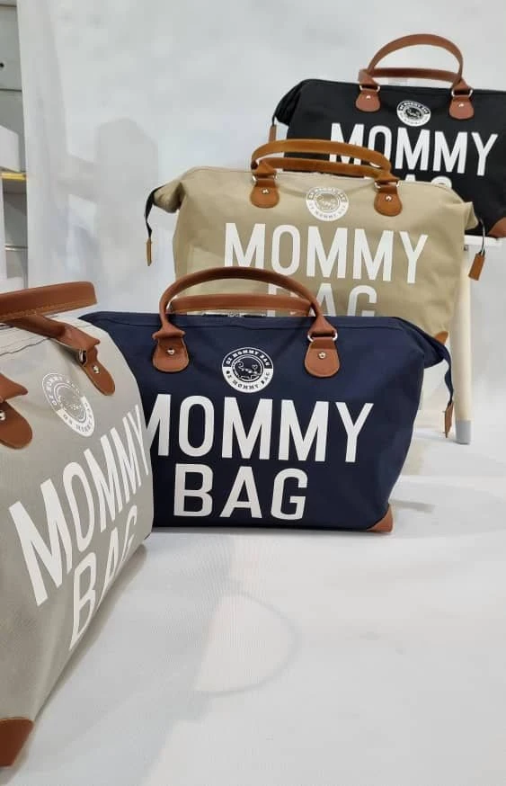 ساک لوازم طرح برزنتی مامی بگ برند کیو ضد مامی بگ QZ_MOMMY_BAG