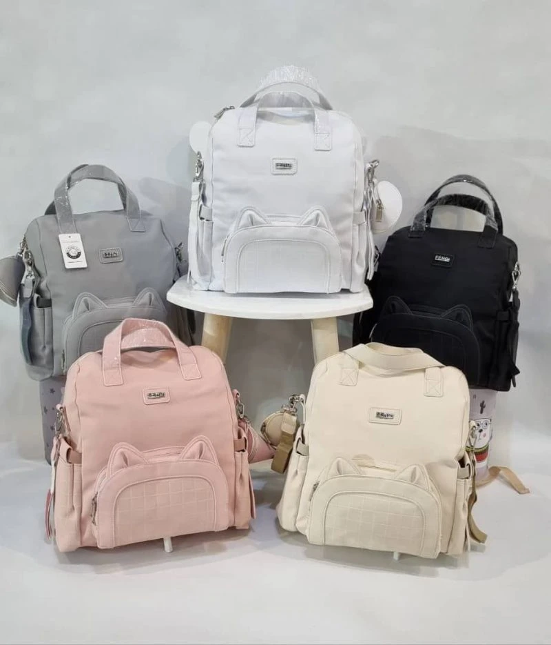 ساک لوازم طرح گربه برند کیو ضد مامی بگ QZ_MOMMY_BAG