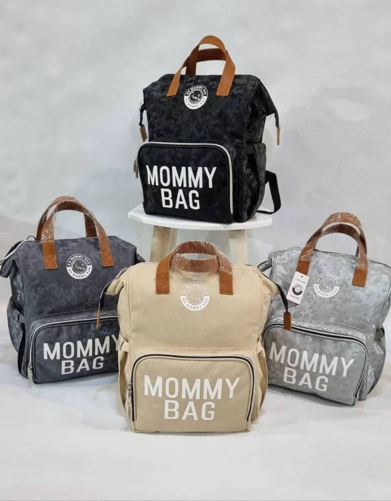 ساک لوازم کوله ای مدل ارتشی مامی بگ برند کیو ضد مامی بگ QZ_MOMMY_BAG