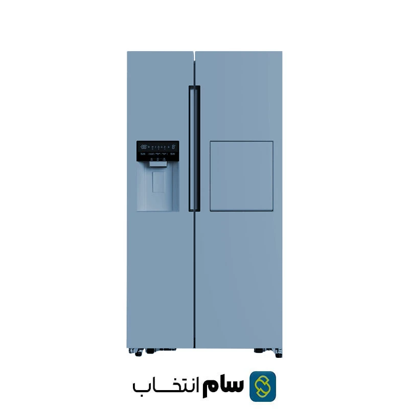 ساید بای ساید هوشمند اسنوا مدل S1Di-S110-BLUE رنگ آبی