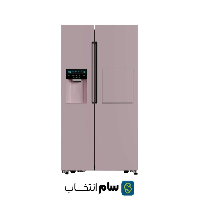 ساید بای ساید هوشمند اسنوا مدل S1Di-S110-PINK رنگ صورتی