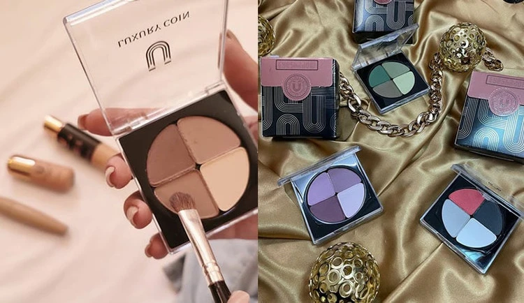 سایه چشم 4 رنگ کریستال LUXURY COIN