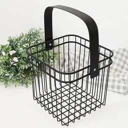 سبد فلزی همه کاره طرح ایکیادسته دار