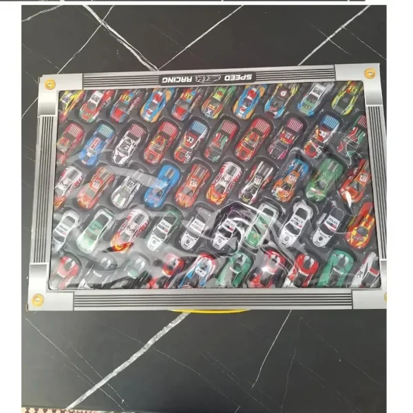 ست 50 تکه ماشین بازی مدل SPEED RACING کد 1-668