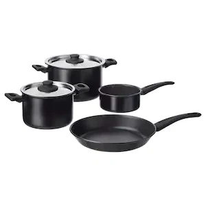 ست 6 تکه قابلمه و تابه ایکیا IKEA HEMLAGAD