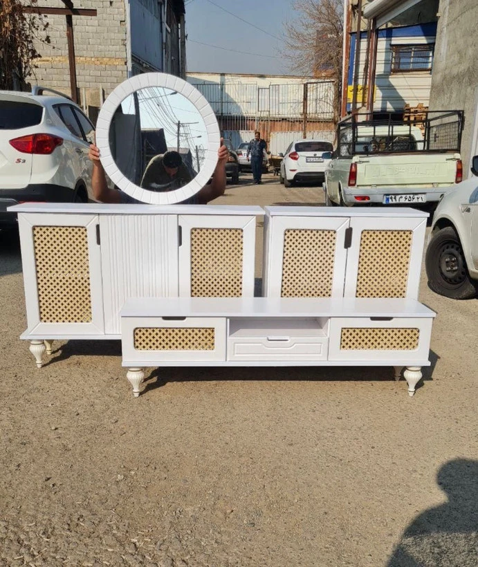 ست آینه کنسول میز تی وی جاکفشی مدل ویونا