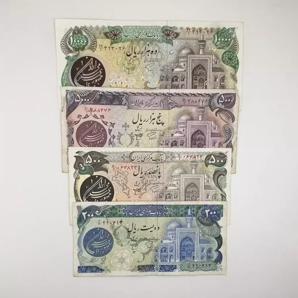 ست اسکناس بارگاهی سری چهارم – 4 عددی – 24/393026