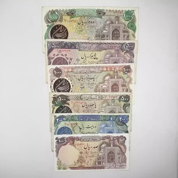 ست اسکناس بارگاهی سری چهارم – 6 عددی – 45/187359