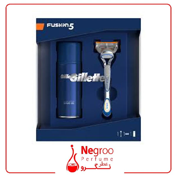 ست اصلاح ژیلت Gillette مدل Mach3 Turbo Champions مجموعه 2 عددی
