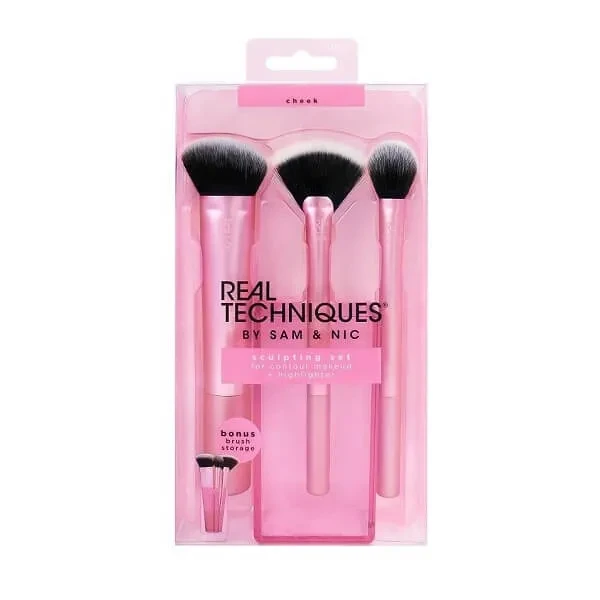 ست براش 3 عددی ریل تکنیک مدل Sculpting Set دارای استند