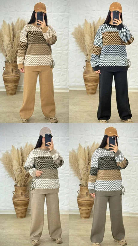 ست بلوز شلوار دنیا کد 75660