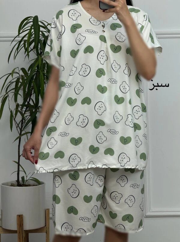 ست بلوز شلوارک خرسی