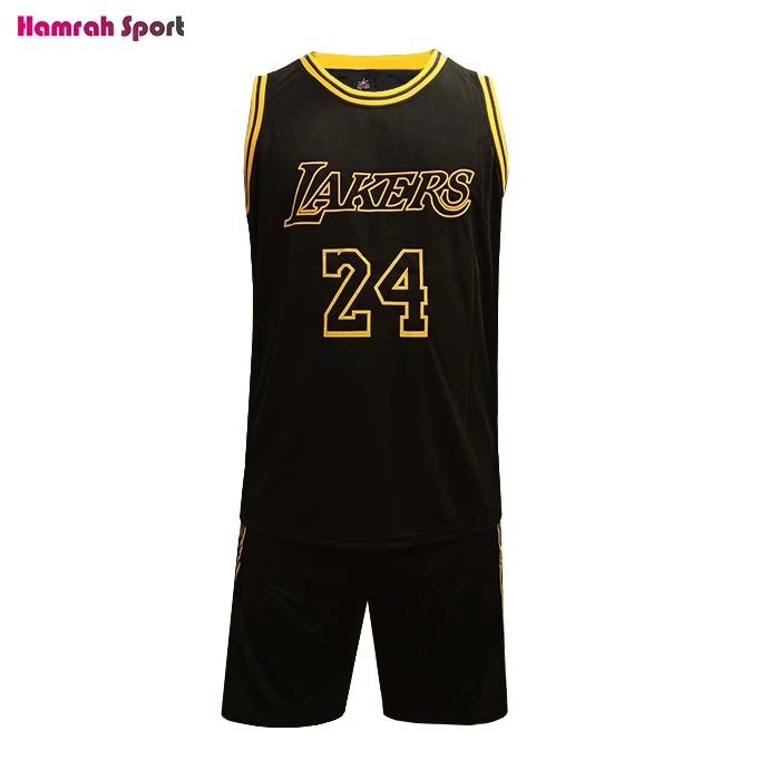 ست تاپ و شلوارک بسکتبالی لیکرز LAKERS 2023 وارداتی اعلا