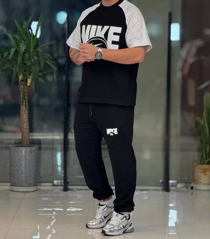 ست تیشرت شلوار NIKE پارچه ماکان وارداتی