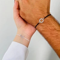 ست دستبند نخی ماه و خورشید