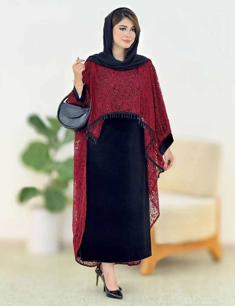 ست زنانه ماکسی و شنل طناز_شیکان کده