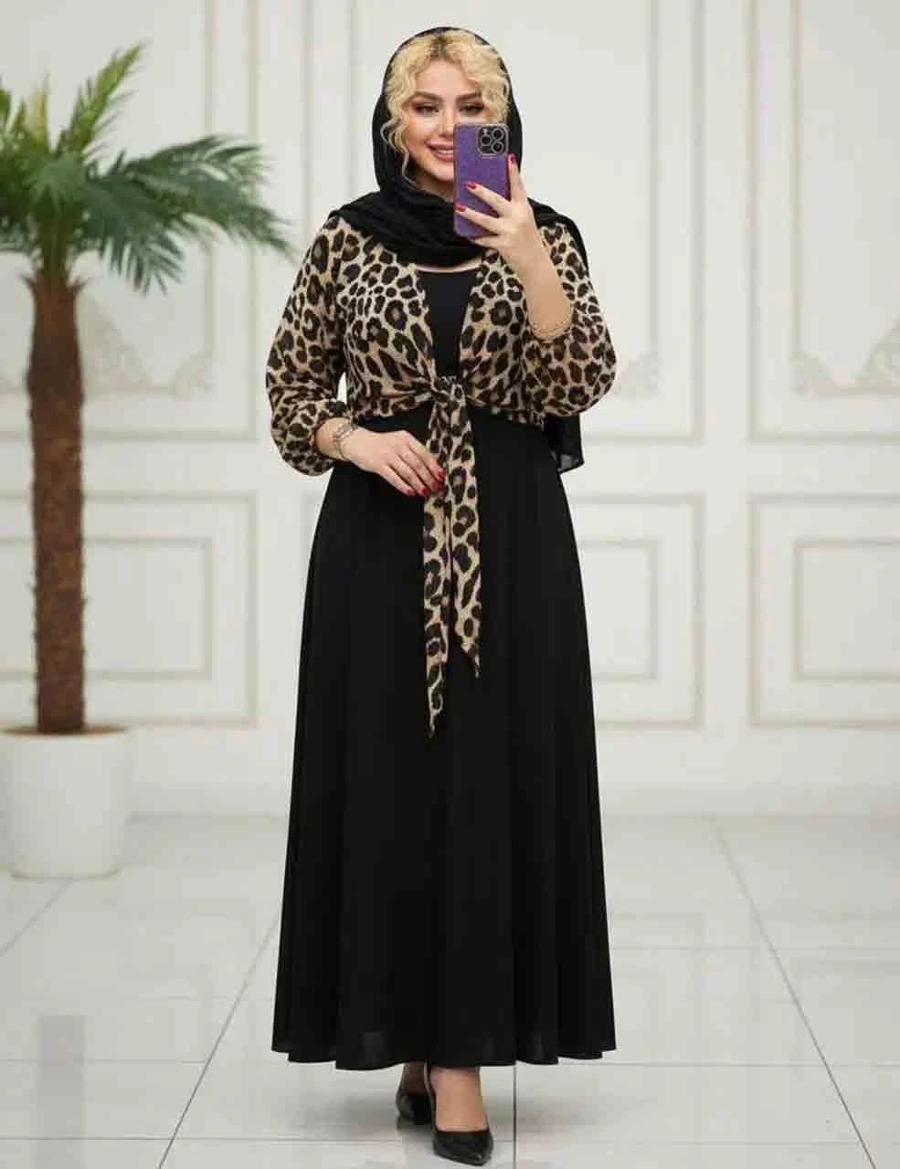 ست سارافون و کراپ گره‌ای پلنگی فرشته_شیکان