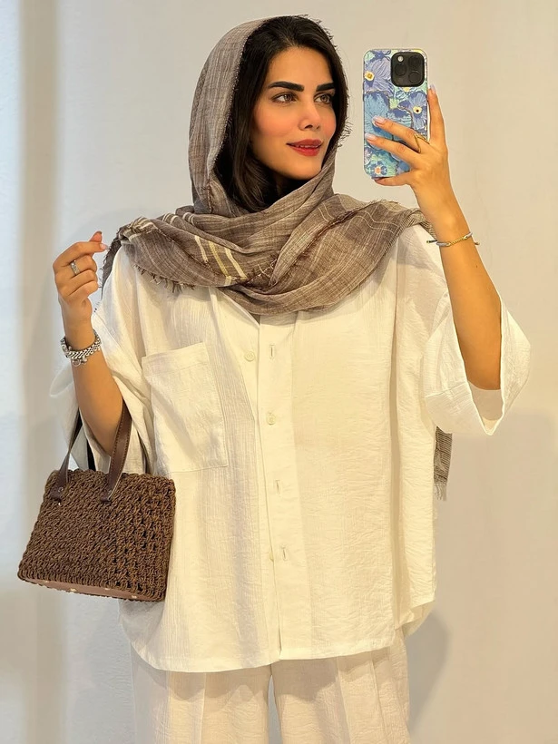 ست شومیز و شلوار ان آر زنانه