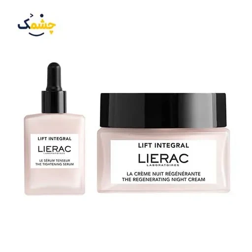 ست ضد چروک و لیفتینگ لیراک مدل lift integral بسته 2عددی LIERAC lifting set