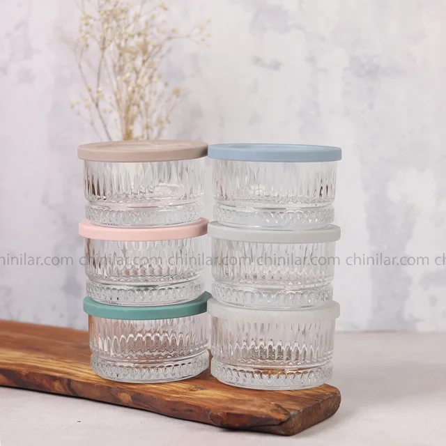 ست ظروف نگهدارنده اصفهان گلس 6تایی
