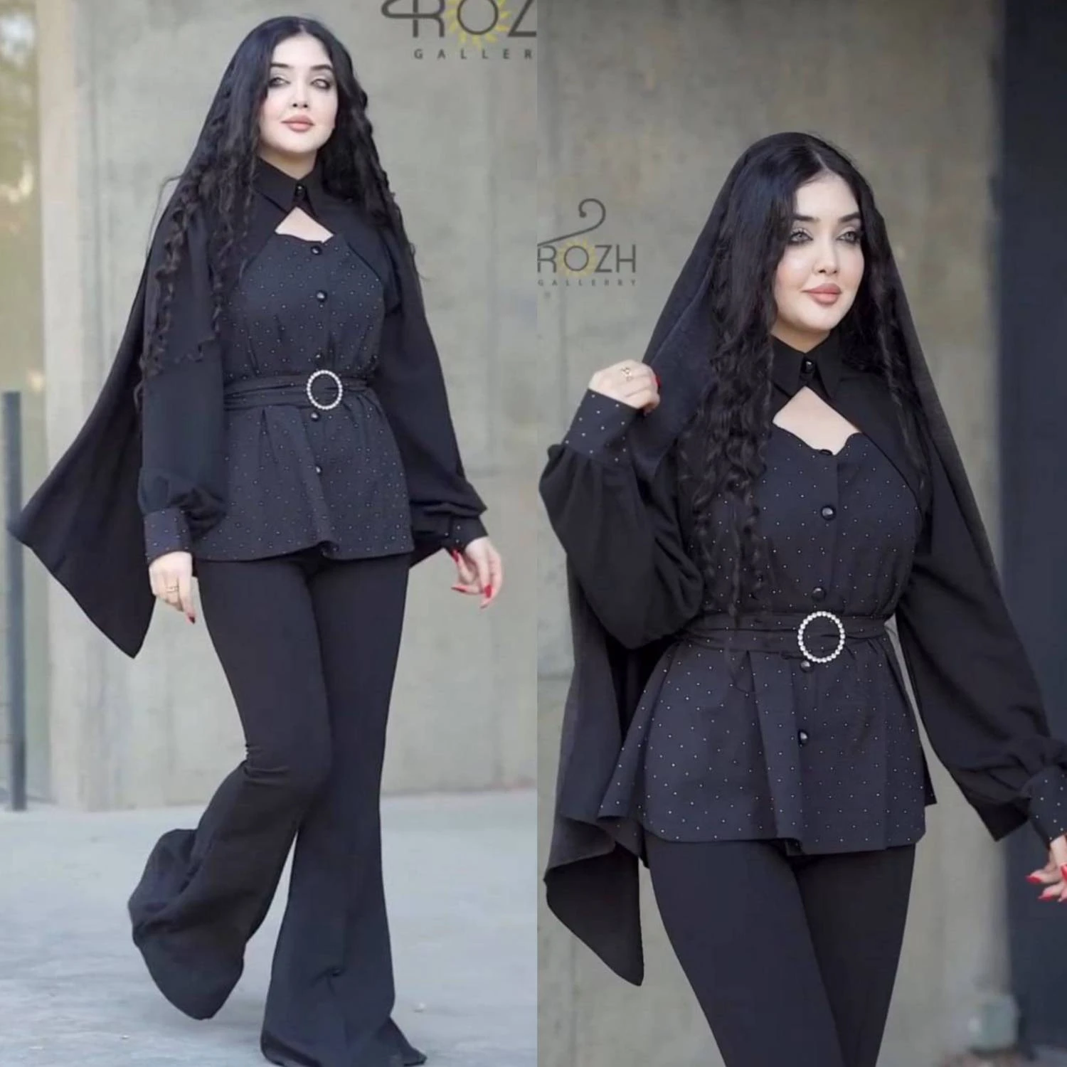 ست عروسکی نگین دار