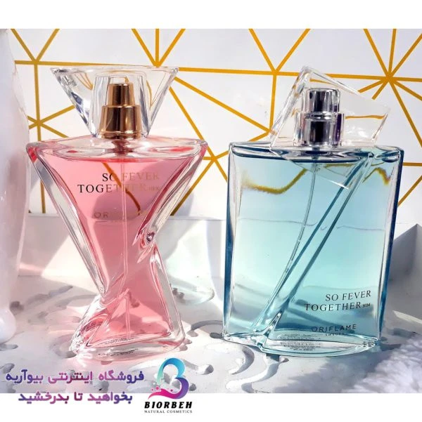 ست عطر مردانه و زنانه جوردانی سوفیور So Fever Together Men’s and Women’s sets❤️