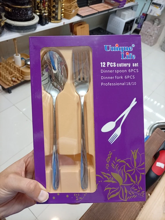 ست قاشق و چنگال 12پارچه
