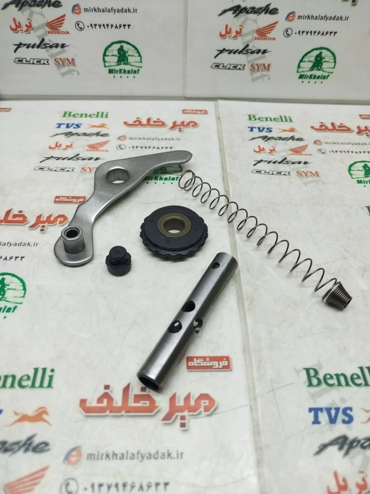ست قرقره زنجیر توپی دنده موتور بی کلاچ طرح ویو (فنر دار)