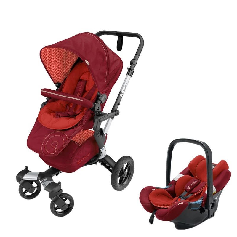 ست كالسكه و كرير قرمز کنکورد Cocnord Flaming Red Neo and Air Safe Travel System CONA0988