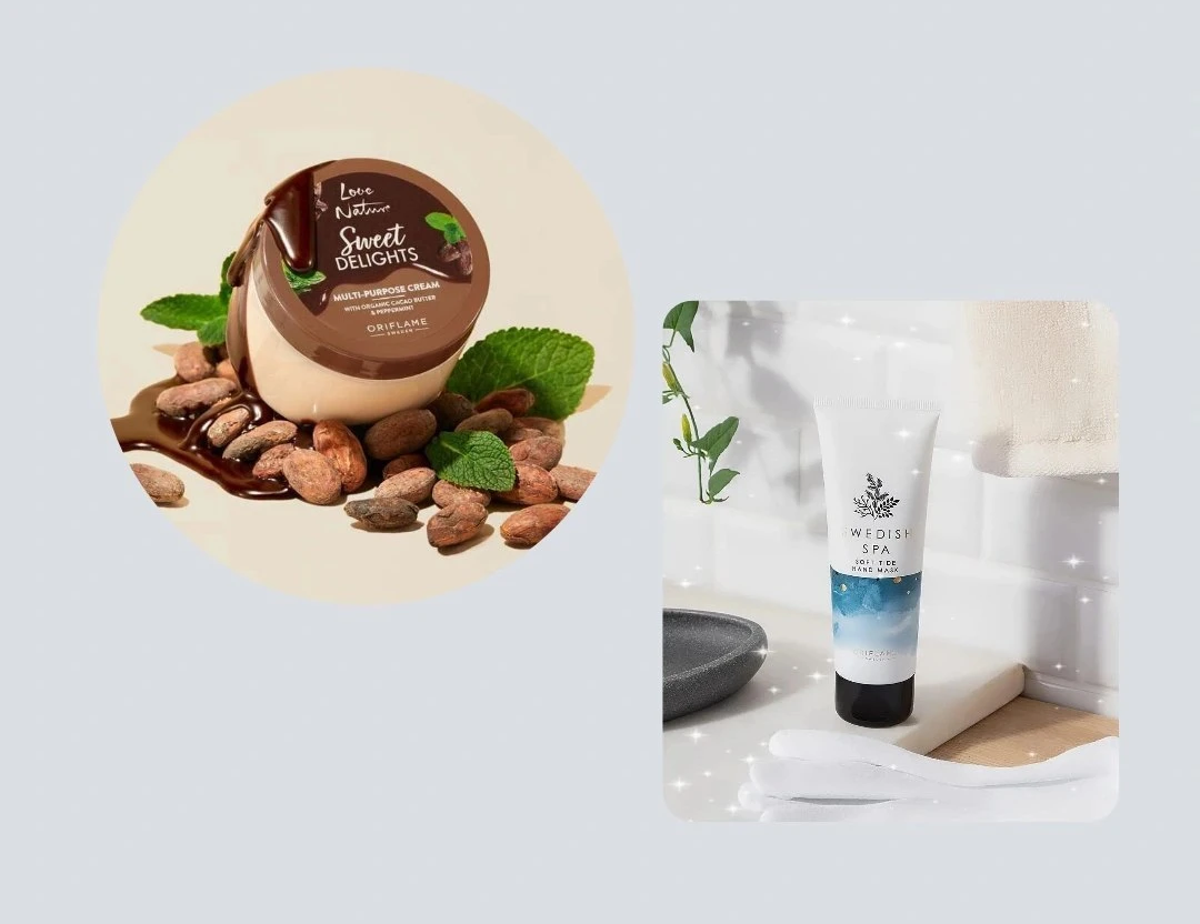 ست ماسک دست و کرم بدن اوریفلیم